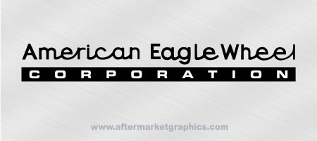 American Eagle Wheels Decals - Pair (2 pieces)